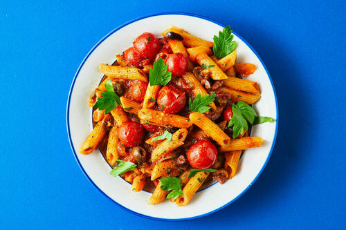 Vegan Penne Puttanesca