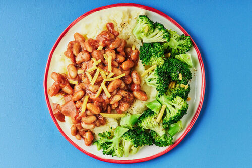 Nanna's Baked Beans 'n' Mash