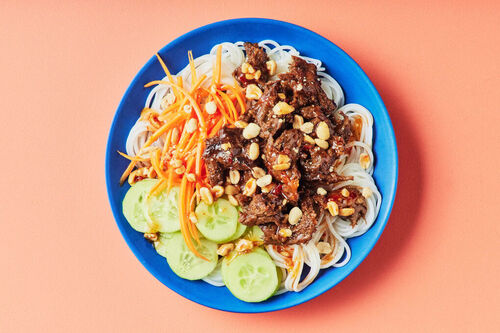 Mushroom 'Meat' Bun Cha