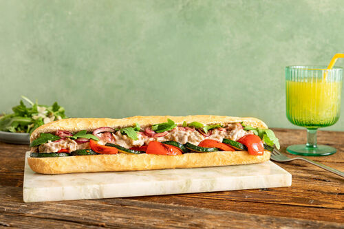 Pan Bagnat mit Thunfisch