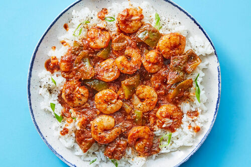 Louisiana-Style Shrimp with Large Shrimp!