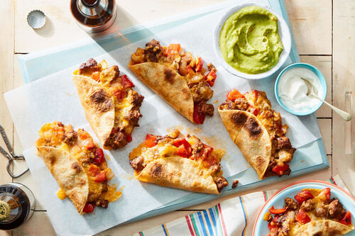 Fully Loaded Beef Quesadillas