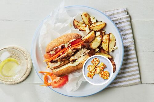 Smoky Haloumi Burger