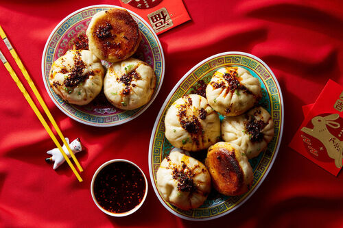 Lunar New Year! Pan-Fried Pork Buns