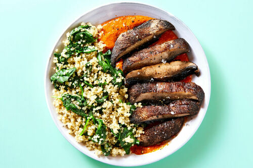 Low-Carb Grilled Portobello Mushroom