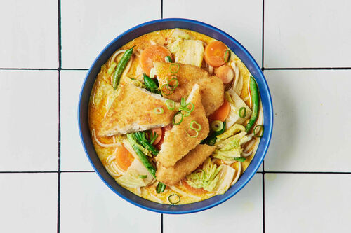 15-Min Crispy Fish Laksa
