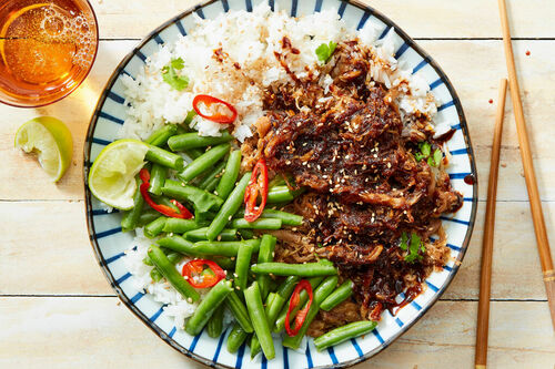 Vietnamese Caramelized Chicken Rice Bowl