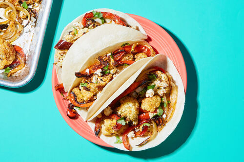 Sheet Pan Cauliflower Fajitas