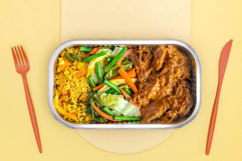 Vegetarisches „Hähnchen“-Satay