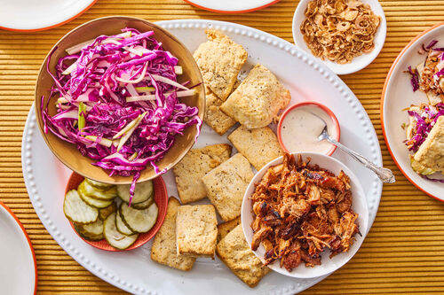 Family Friendly! Pulled Pork Biscuit Sliders