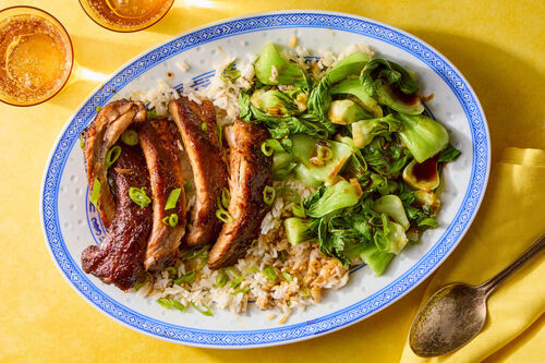 Char Siu Heat & Eat Ribs with Bok Choy