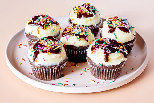 Hot Fudge Cupcakes