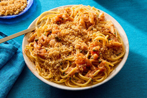 Luxe! Spaghetti with Lump Crab