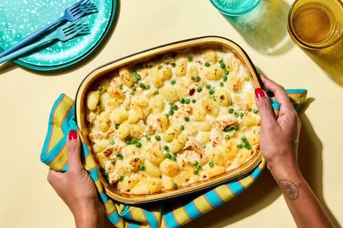 Creamy Baked Chicken Alfredo Gnocchi
