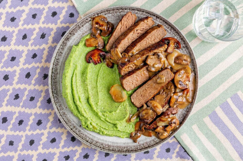 Saftiges Veggie-Steak