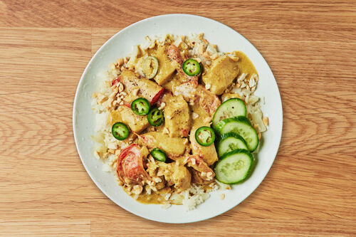 Fish and Cabbage Curry