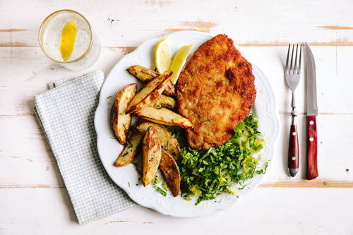 Paniertes Hähnchenschnitzel x2