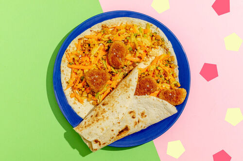 Fisch-Tacos mit Apfel-Karotten-Slaw