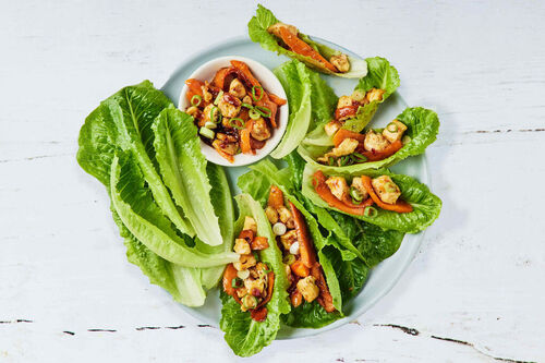 Sweet Chilli Chicken San Choy Bau