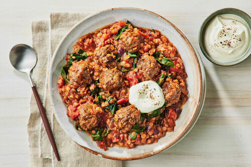 Gut-Friendly: Spiced Meatball and Lentil Stew