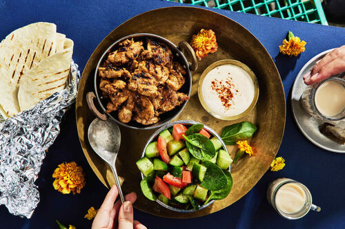 Delhi-Style Chicken Tikka and Flatbreads