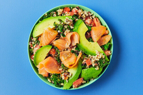 Smoked Salmon Rice Bowl