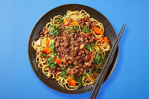 Chinese Lamb Noodle Stir-Fry