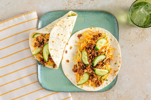 Indonesische wraps met gekruid gehakt