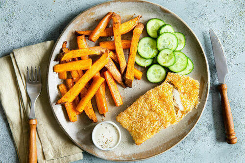 Heekfilet in kokosjasje