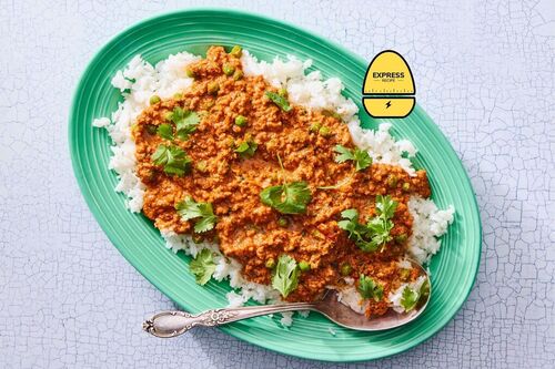 Express Recipe! Chicken Keema Matar