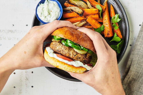Indian-Style Pork Burgers