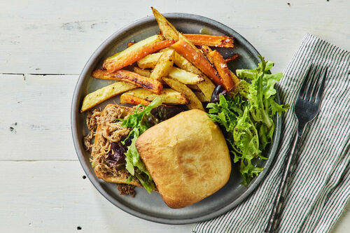 Pulled Pork and Caramelised Apple Rolls