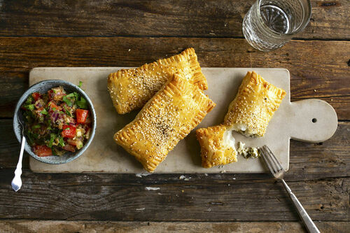 Griekse tiropitakia met feta