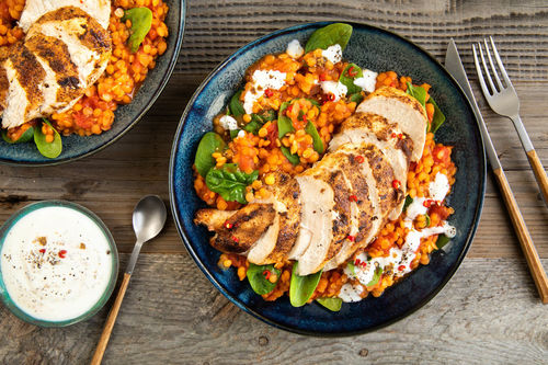 Kruidige bio-kipfilet met garam masala