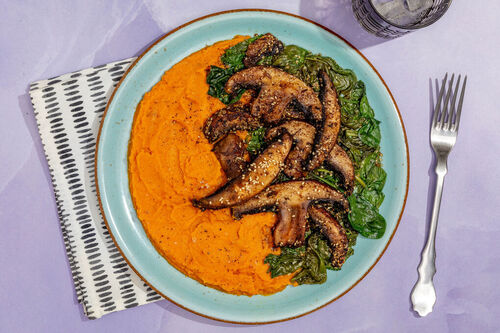 Sesam-masala portobello's