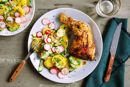 Gebraden cajun kippenbout