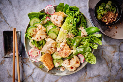 Ginger Prawn Dumpling Bowl