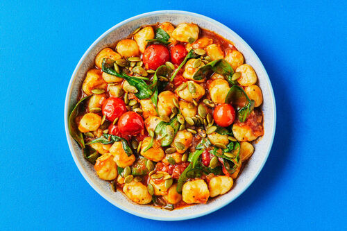 Speedy Tomato and Spinach Gnocchi