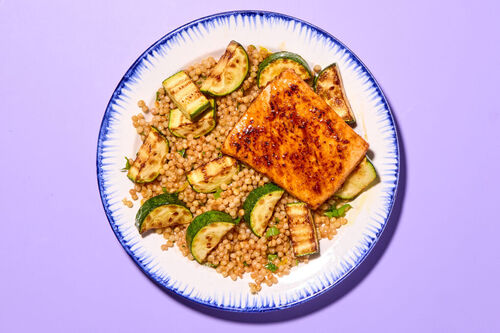 Low-Carb Harissa-Spiced Salmon