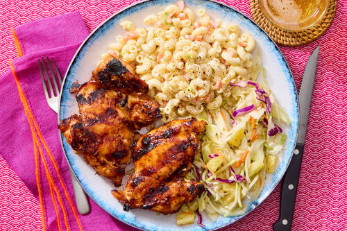 Huli Huli Chicken with Hawaiian Mac Salad
