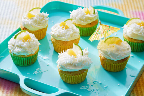 Piña Colada Cupcakes