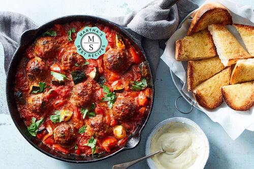 Martha's Best Tapas-Style Meatball Stew