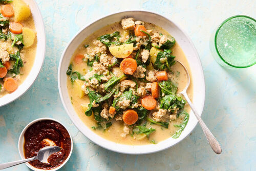 Creamy Chicken Sausage Chowder