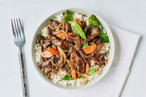 Garlic-Pepper Beef Stir-Fry