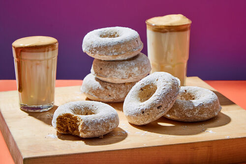 Powdered Espresso Donuts