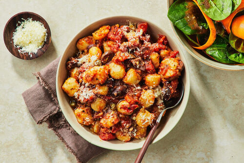 Easy Puttanesca Gnocchi