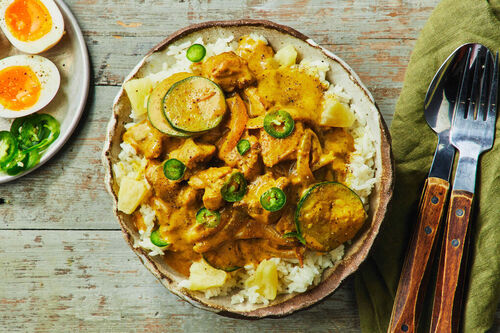 Thai Yellow Chicken Thigh Curry