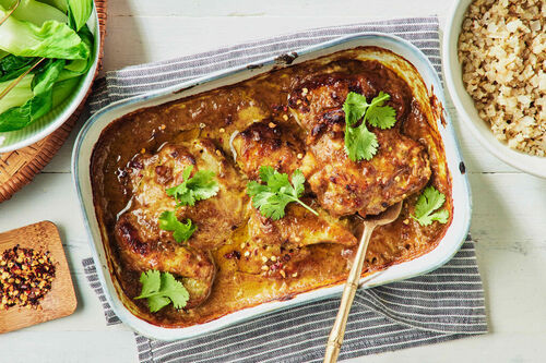 Carb-Conscious Baked Creamy Chicken Satay