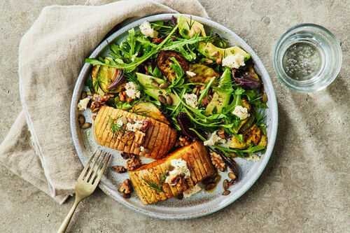 Carb-Conscious Hasselback Kofta Pumpkin