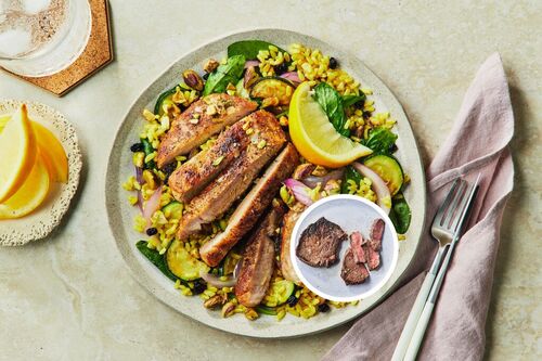 Spiced Beef Rump Steaks